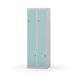 Garderobeskap Novis Z flatt tak 4 rom B60
