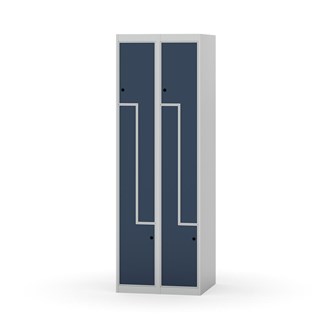 Garderobeskap Novis Z flatt tak 4 rom B60