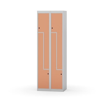 Garderobeskap Novis Z flatt tak 4 rom B60