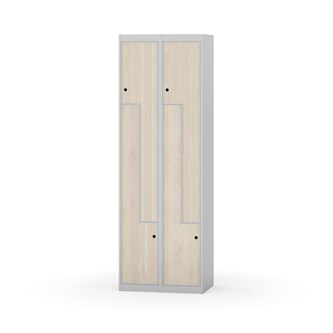 Garderobeskap Novis Z flatt tak 4 rom B60