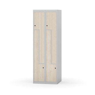 Garderobeskap Novis Z flatt tak 4 rom B60