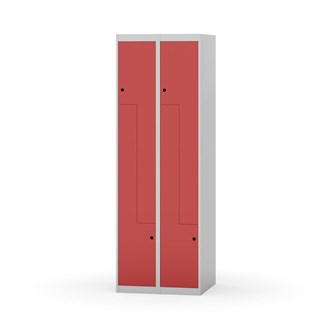 Garderobeskap Novis Z flatt tak 4 rom B60