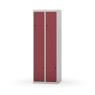 Garderobeskap Novis Z flatt tak 4 rom B60