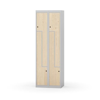 Garderobeskap Novis Z flatt tak 4 rom B60