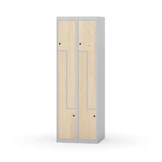 Garderobeskap Novis Z flatt tak 4 rom B60