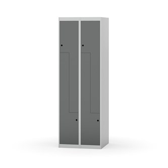 Garderobeskap Novis Z flatt tak 4 rom B60