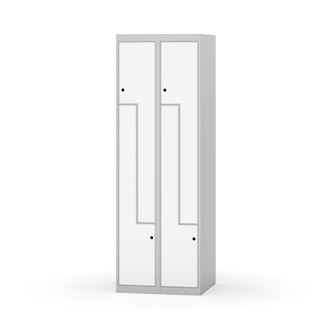 Garderobeskap Novis Z flatt tak 4 rom B60