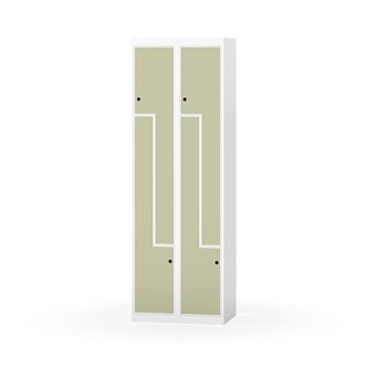 Garderobeskap Novis Z flatt tak 4 rom B60