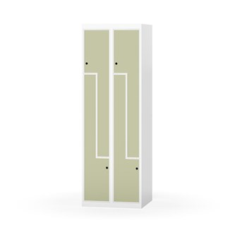 Garderobeskap Novis Z flatt tak 4 rom B60
