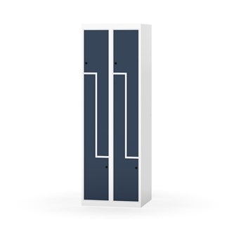 Garderobeskap Novis Z flatt tak 4 rom B60
