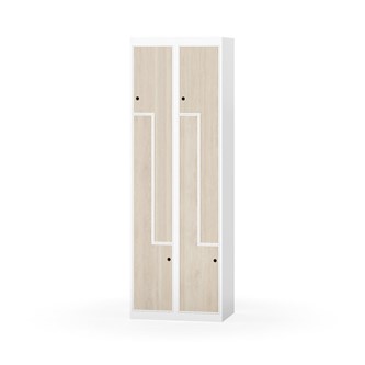 Garderobeskap Novis Z flatt tak 4 rom B60