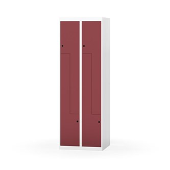Garderobeskap Novis Z flatt tak 4 rom B60