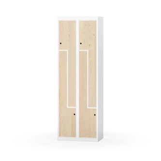 Garderobeskap Novis Z flatt tak 4 rom B60