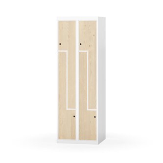 Garderobeskap Novis Z flatt tak 4 rom B60