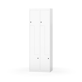 Garderobeskap Novis Z flatt tak 4 rom B60