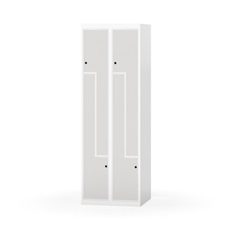 Garderobeskap Novis Z flatt tak 4 rom B60