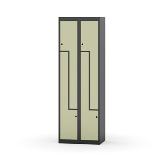 Garderobeskap Novis Z flatt tak 4 rom B60