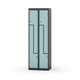 Garderobeskap Novis Z flatt tak 4 rom B60