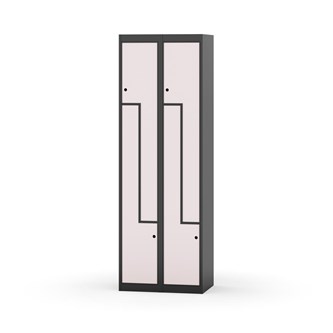 Garderobeskap Novis Z flatt tak 4 rom B60
