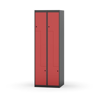 Garderobeskap Novis Z flatt tak 4 rom B60