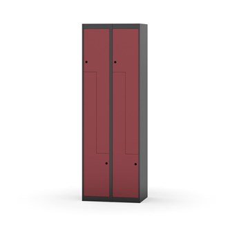 Garderobeskap Novis Z flatt tak 4 rom B60