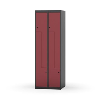 Garderobeskap Novis Z flatt tak 4 rom B60