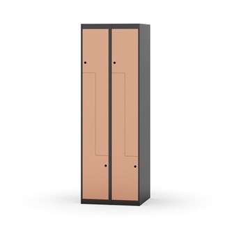 Garderobeskap Novis Z flatt tak 4 rom B60