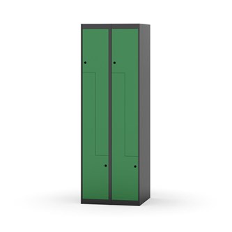 Garderobeskap Novis Z flatt tak 4 rom B60