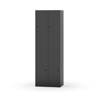 Garderobeskap Novis Z flatt tak 4 rom B60