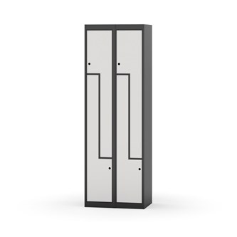 Garderobeskap Novis Z flatt tak 4 rom B60