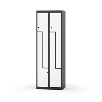 Garderobeskap Novis Z flatt tak 4 rom B60