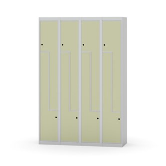 Garderobeskap Novis Z flatt tak 8 rom B120
