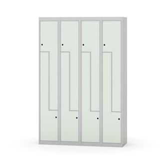 Garderobeskap Novis Z flatt tak 8 rom B120