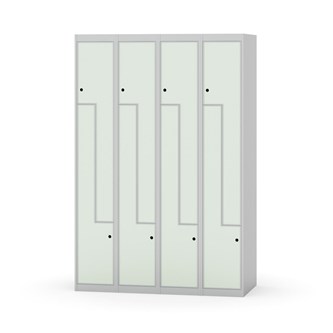 Garderobeskap Novis Z flatt tak 8 rom B120