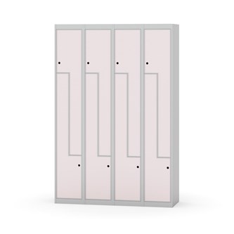 Garderobeskap Novis Z flatt tak 8 rom B120