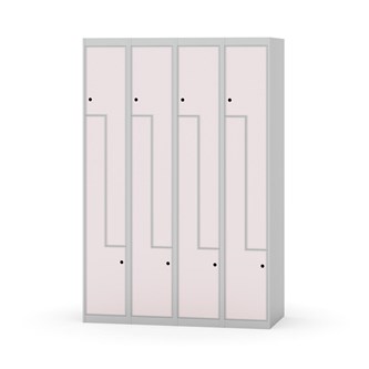 Garderobeskap Novis Z flatt tak 8 rom B120