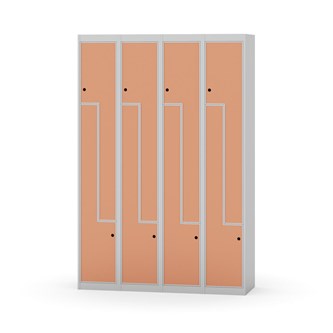 Garderobeskap Novis Z flatt tak 8 rom B120