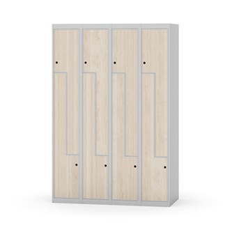 Garderobeskap Novis Z flatt tak 8 rom B120