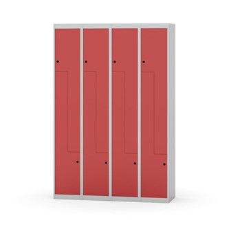 Garderobeskap Novis Z flatt tak 8 rom B120
