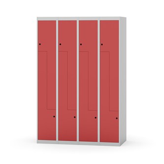 Garderobeskap Novis Z flatt tak 8 rom B120