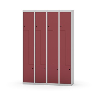 Garderobeskap Novis Z flatt tak 8 rom B120