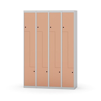 Garderobeskap Novis Z flatt tak 8 rom B120