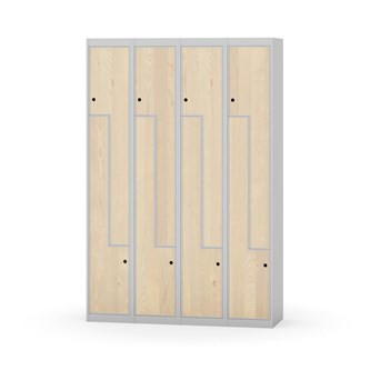 Garderobeskap Novis Z flatt tak 8 rom B120