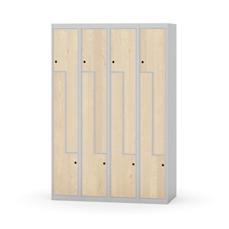 Garderobeskap Novis Z flatt tak 8 rom B120