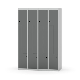 Garderobeskap Novis Z flatt tak 8 rom B120
