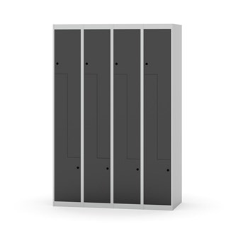 Garderobeskap Novis Z flatt tak 8 rom B120