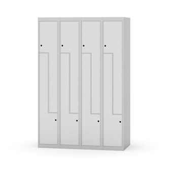 Garderobeskap Novis Z flatt tak 8 rom B120