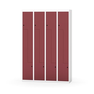 Garderobeskap Novis Z flatt tak 8 rom B120