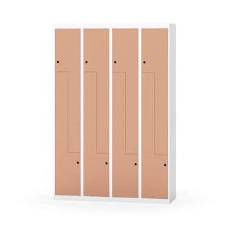 Garderobeskap Novis Z flatt tak 8 rom B120