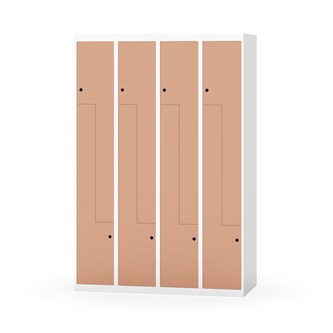 Garderobeskap Novis Z flatt tak 8 rom B120